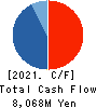 FJ NEXT HOLDINGS CO., LTD. Cash Flow Statement 2021年3月期