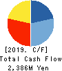 Br. Holdings Corporation Cash Flow Statement 2019年3月期