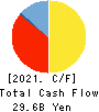 THE FIRST BANK OF TOYAMA,LTD. Cash Flow Statement 2021年3月期