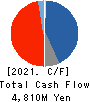 NAKANO CORPORATION Cash Flow Statement 2021年3月期