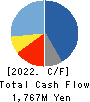 NIHON DENKEI CO.,LTD Cash Flow Statement 2022年3月期
