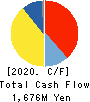 Shirai Electronics Industrial Co.,Ltd. Cash Flow Statement 2020年3月期