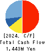 XNET Corporation Cash Flow Statement 2024年3月期