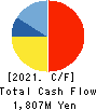 KYORITSU PRINTING CO., LTD. Cash Flow Statement 2021年3月期