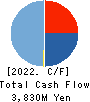 CHIMNEY CO.,LTD. Cash Flow Statement 2022年3月期