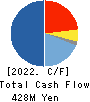 ASMO CORPORATION Cash Flow Statement 2022年3月期