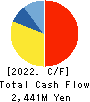 SNT CORPORATION Cash Flow Statement 2022年3月期