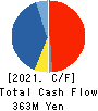Rococo Co.Ltd. Cash Flow Statement 2021年12月期