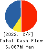 TOA OIL CO., LTD. Cash Flow Statement 2022年3月期