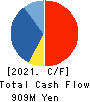 Pro-Ship Incorporated Cash Flow Statement 2021年3月期