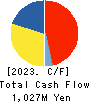 TENOX CORPORATION Cash Flow Statement 2023年3月期