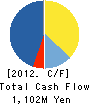 SHINSEIDO CO.,LTD. Cash Flow Statement 2012年2月期