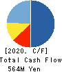 Agile Media Network Inc. Cash Flow Statement 2020年12月期