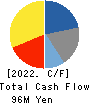 Frontier Inc. Cash Flow Statement 2022年11月期
