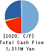PALTEK CORPORATION Cash Flow Statement 2020年12月期