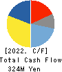 ViSCO Technologies Corporation Cash Flow Statement 2022年3月期