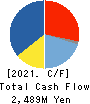 NITTOC CONSTRUCTION CO.,LTD. Cash Flow Statement 2021年Mar期 NITTOC CONSTRUCTION CO.,LTD. Cash Flow Statement 2021年3月期