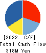 sinops Inc. Cash Flow Statement 2022年12月期