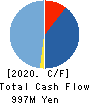 FIXER Inc. Cash Flow Statement 2020年8月期