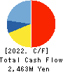 RKB MAINICHI HOLDINGS CORPORATION Cash Flow Statement 2022年Mar期 RKB MAINICHI HOLDINGS CORPORATION Cash Flow Statement 2022年3月期
