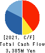 GLOME Holdings,Inc. Cash Flow Statement 2021年3月期