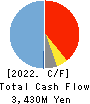 LIFULL Co., Ltd. Cash Flow Statement 2022年9月期