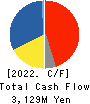 Marvelous Inc. Cash Flow Statement 2022年3月期