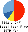 FLYING GARDEN CO.,LTD. Cash Flow Statement 2021年3月期