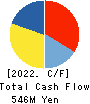 Human Creation Holdings, Inc. Cash Flow Statement 2022年9月期