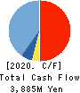 NSW Inc. Cash Flow Statement 2020年3月期
