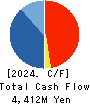 Hibiya Engineering, Ltd. Cash Flow Statement 2024年Mar期 Hibiya Engineering, Ltd. Cash Flow Statement 2024年3月期