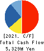 CONEXIO Corporation Cash Flow Statement 2021年3月期