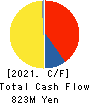 SOCIALWIRE CO.,LTD. Cash Flow Statement 2021年3月期