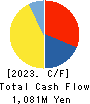 OUG Holdings Inc. Cash Flow Statement 2023年Mar期 OUG Holdings Inc. Cash Flow Statement 2023年3月期