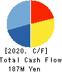 MERCURY REALTECH INNOVATOR Inc. Cash Flow Statement 2020年2月期