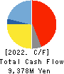 SANYO DENKI CO.,LTD. Cash Flow Statement 2022年3月期
