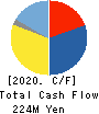 Jorudan Co.,Ltd. Cash Flow Statement 2020年9月期