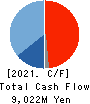 FUJIMI INCORPORATED Cash Flow Statement 2021年Mar期 FUJIMI INCORPORATED Cash Flow Statement 2021年3月期