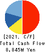 JK Holdings Co., Ltd. Cash Flow Statement 2021年3月期