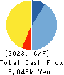 CHANGE Holdings,Inc. Cash Flow Statement 2023年3月期