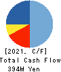 Bestone.Com Co.,Ltd Cash Flow Statement 2021年7月期