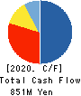 PIXELA CORPORATION Cash Flow Statement 2020年9月期