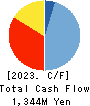 SANYU CONSTRUCTION CO.,LTD. Cash Flow Statement 2023年3月期