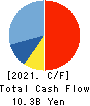 TAKEUCHI MFG.CO.,LTD. Cash Flow Statement 2021年2月期