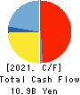 MARUWA CO., LTD. Cash Flow Statement 2021年3月期