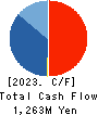 RINKO CORPORATION Cash Flow Statement 2023年3月期