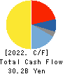 GS Yuasa Corporation Cash Flow Statement 2022年3月期