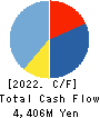 Premium Group Co.,Ltd. Cash Flow Statement 2022年3月期