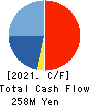 SHOWA SYSTEM ENGINEERING CORPORATION Cash Flow Statement 2021年3月期