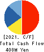 AISANTECHNOLOGY CO.,LTD. Cash Flow Statement 2021年Mar期 AISANTECHNOLOGY CO.,LTD. Cash Flow Statement 2021年3月期